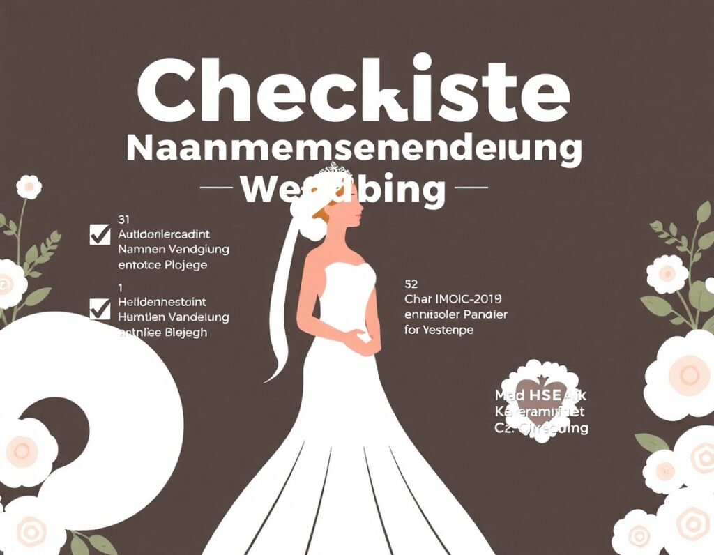 checkliste namensanderung hochzeit